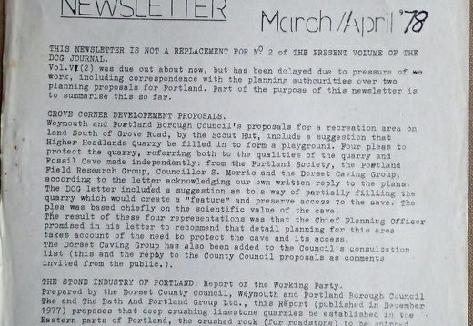 22 Newsletter March April 1978